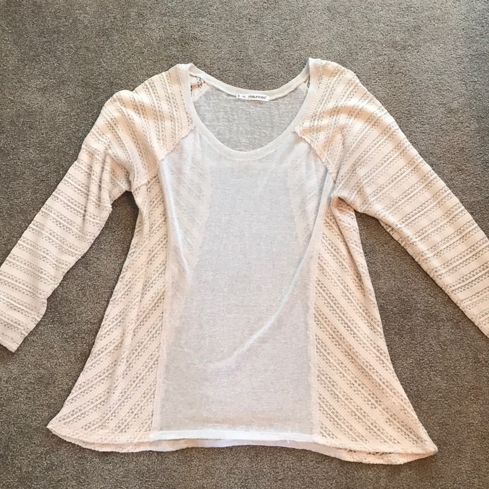 Plus size Long sleeve shirt
